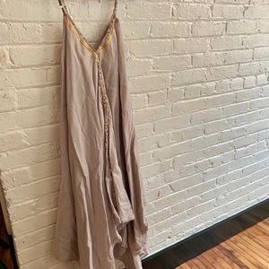 Yashu & Prem Indian cotton & gold sundress